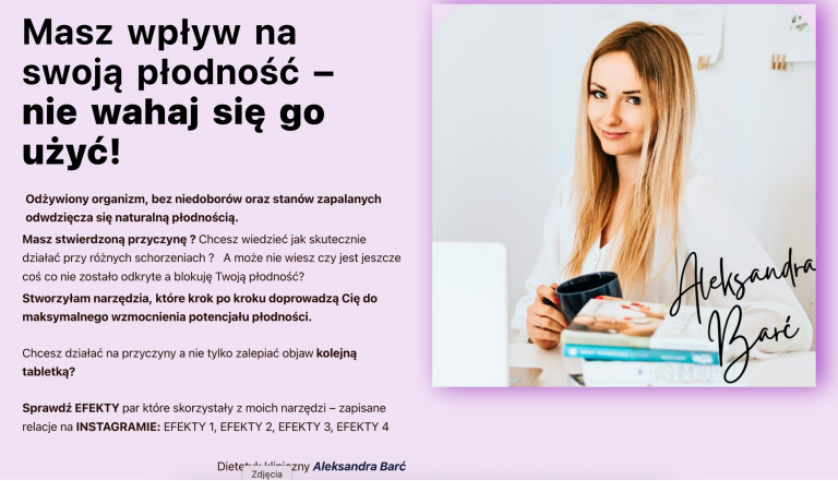 strefa płodności ola barć